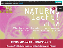 Tablet Screenshot of naturnslacht.com